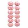 Natural Rhodochrosite Oval Cabochon Gemstone, Pink Rhodochrosite Stone for Jewelry Making, Polished Loose Rhodochrosite Cabochon