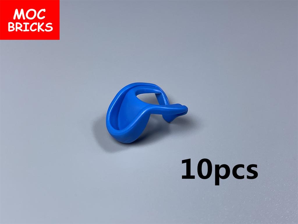 Peças MOC Cabeça Capuz Capacete Abaixado Figura 4cm Corpo Acessório de Roupa 30381 15428 blocos de construção brinquedos presentes para crianças