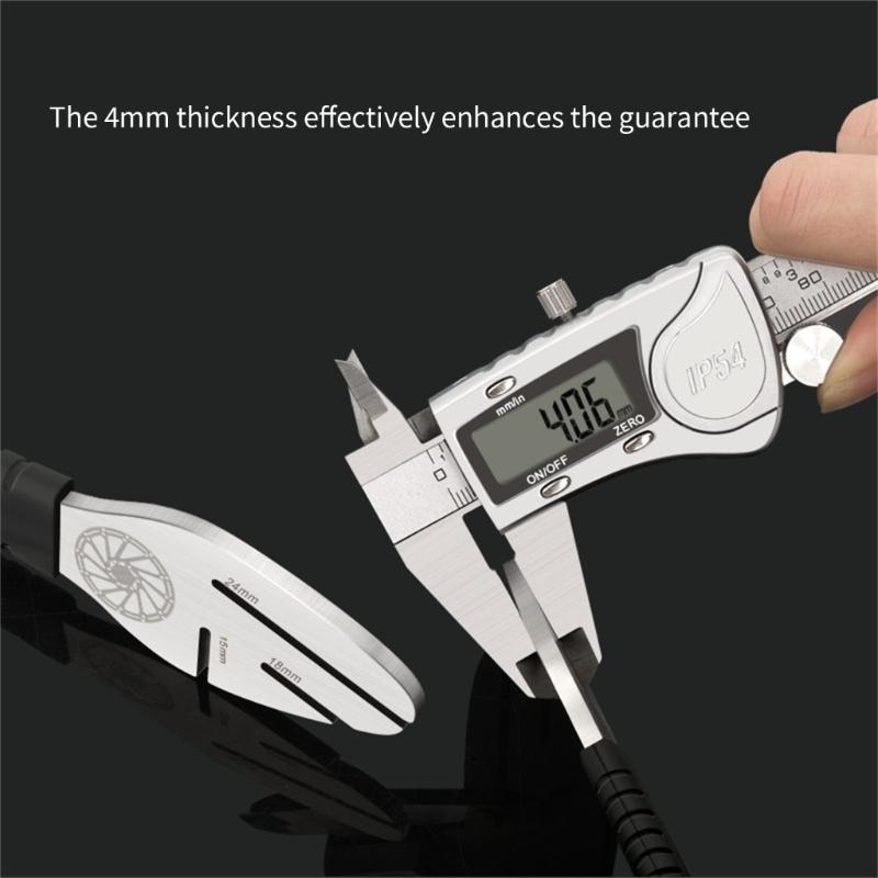 Professional Bike Brake Rotor Alignment Truing Tool Disc Brake Corrections Wrench Adjustment Tool Bicycles Repair Tool