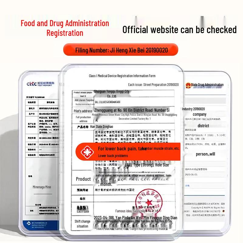 ZEAMO Medical-Grade Self-Heating Lumbar Support Belt