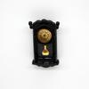 Dollhouse Miniatures Accessories Mini Alloy Pendulum Clock Model for Doll House Home Decoration Simulated Mini Home Furnishings