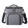 Insulated Bag Double-layer Large Capacity Picnic Bag Outdoor Portable Crossbody Fresh Cooler Lunch Bag