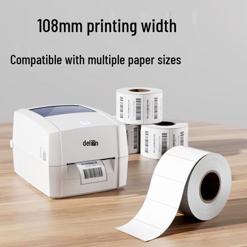 Deli GE150T Barcode Label Printer CN plug (adapter included)
