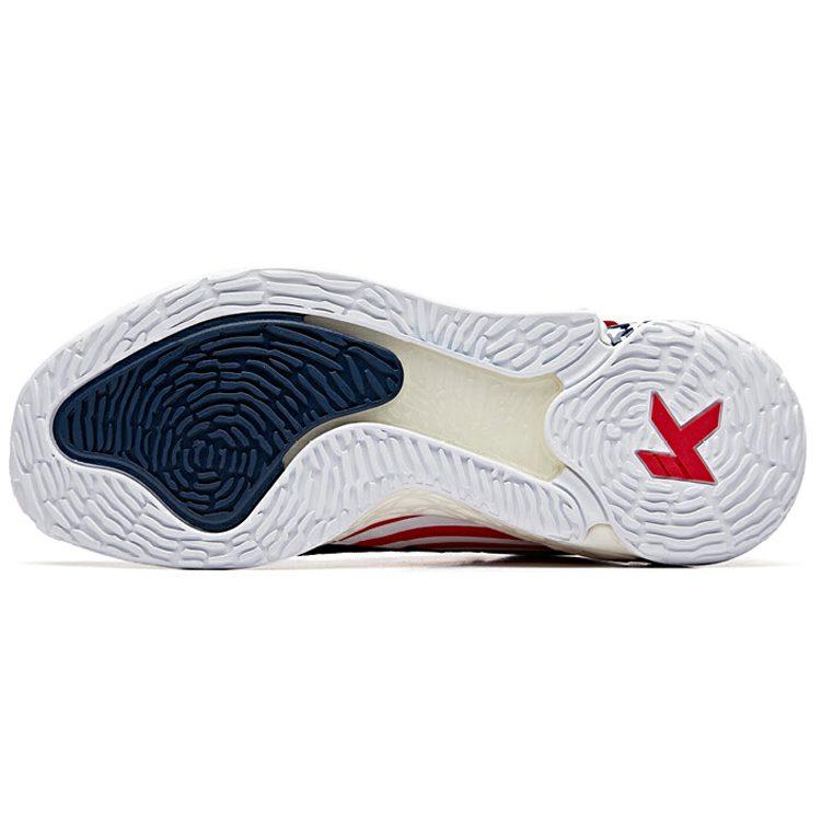 Anta KT4 Basketball Shoes Men's Low Top Coastal Blue 11931102-3