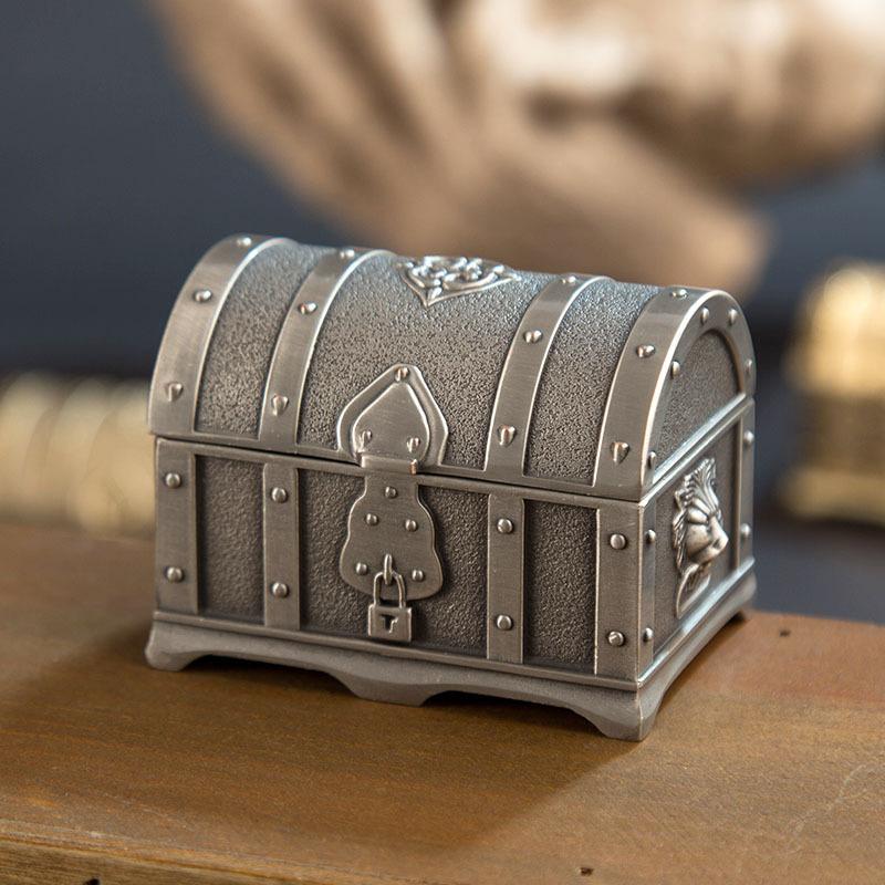 Metal Princess Jewelry Box, Treasure Box, Jewelry Storage Box, S Suitcase, Packaging Box