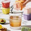 6-1 pz Creatori di Cubetti di Ghiaccio Quadrati Stampini per Cubetti di Ghiaccio Riutilizzabili Mini Stampo per Cubetti di Ghiaccio Gadget per Congelare Bevande al Whiskey Strumenti da Cucina