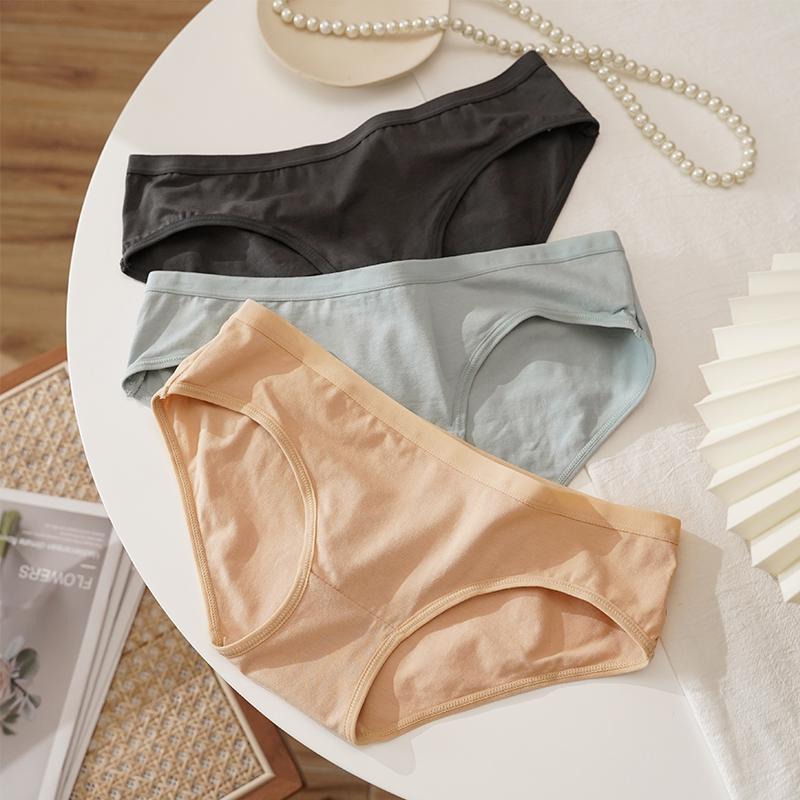 CINOON Mutandine di cotone Mutande femminili Mutandine sexy per le donne Slip intimo Taglie forti Mutandine Lingerie traspirante 6 colori