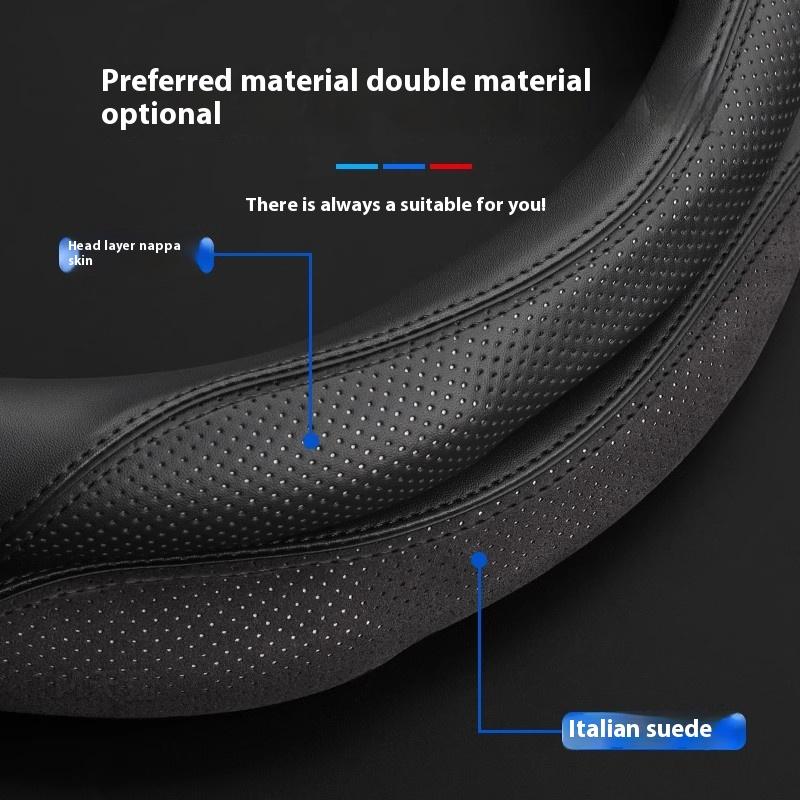 Car Sticker Car Steering Wheel Cover For Mercedes Benz A B C E S V Class GLB GLC GLE Sprinter Pilot SLK SLC W203 W204 ML Vito W1