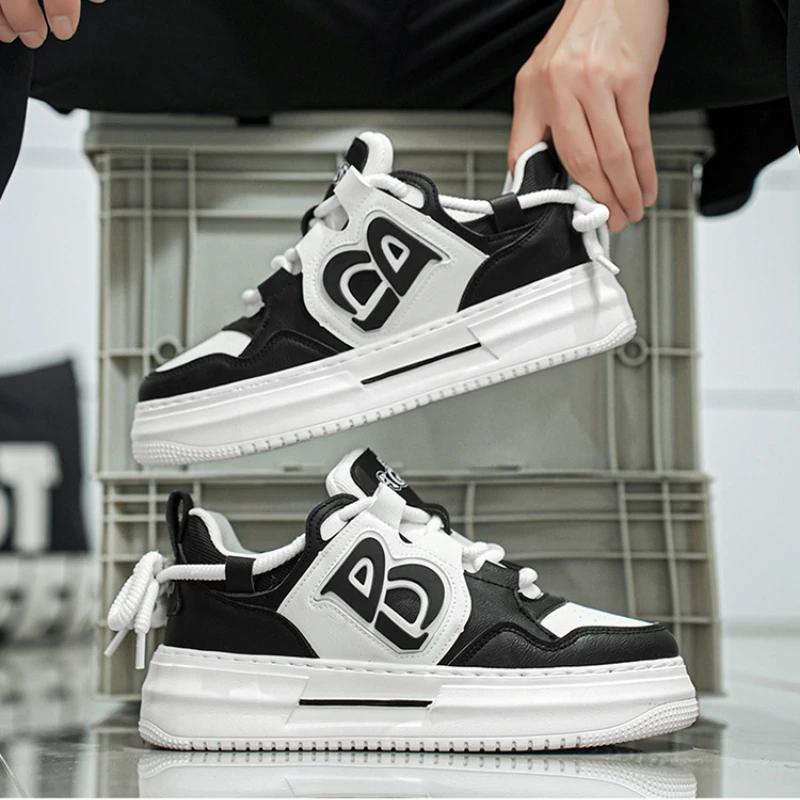 Fashion Brand Men Casual Shoes Fashion Men's Sneakers Comfortable Breathable Male Platform Shoes Men White Flats Zapatillas De Hombre