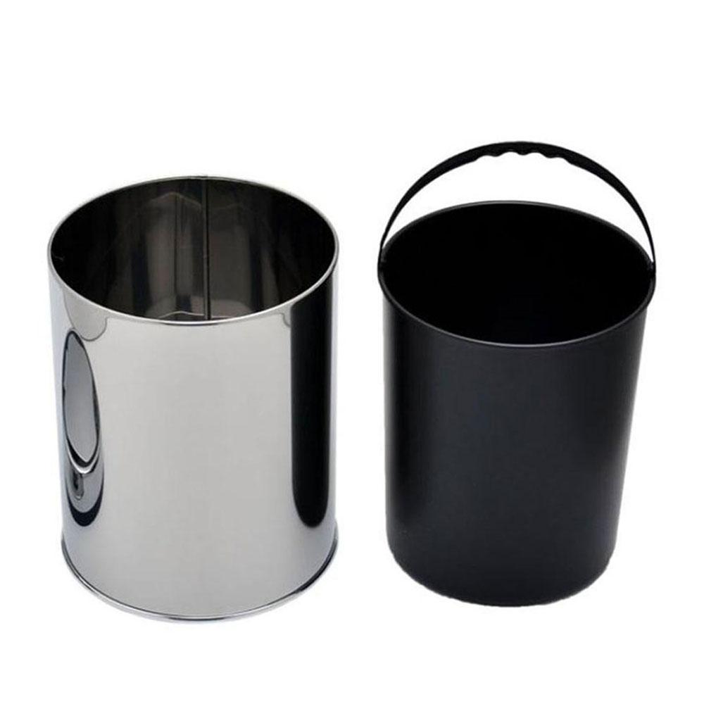 3 Liter Sensor Stainless Steel Dustbin Automatic Garbage Trash Can Smart Waste Bin  Ash-bin Round Shape  Bathroom Accessories