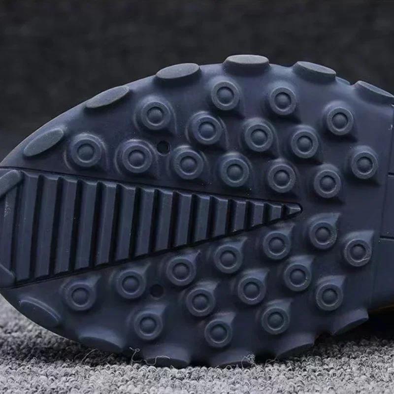 Thick Sole Mens Sneakers Fashion Man Shoe Versatile Vulcanized Shoe Lace Up Outdoor Running Shoes Anti-slip Zapatillas De Hombre