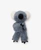 Afternoon Tea Living JQ19 Koala Roll Pet Plush Toy, Gray