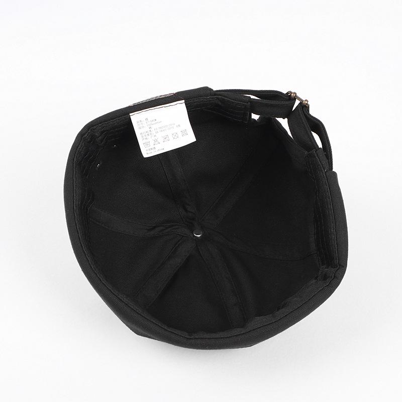Versatile Korean Style Retro Letter Patch Sailor Skullcap – Unisex Spring/Summer Hat