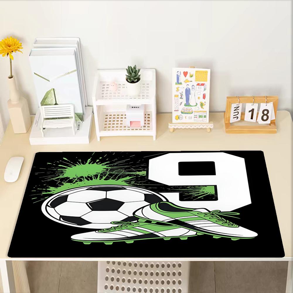 Soccer Theme Mouse Pad, Non Slip Rubber Base, Multifunctional Office & Home Decor, Perfect for Workspace Personalization.