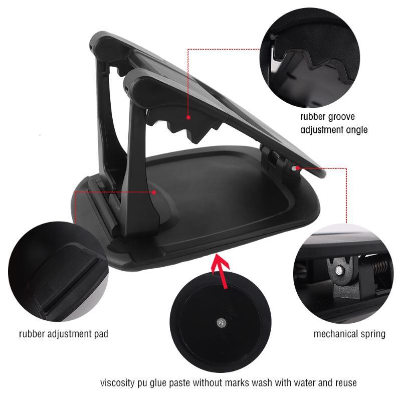 Autotelefonhalter 360 Grad drehbares Armaturenbrett Telefonständerhalter GPS-Handyhalter Autozubehör LM