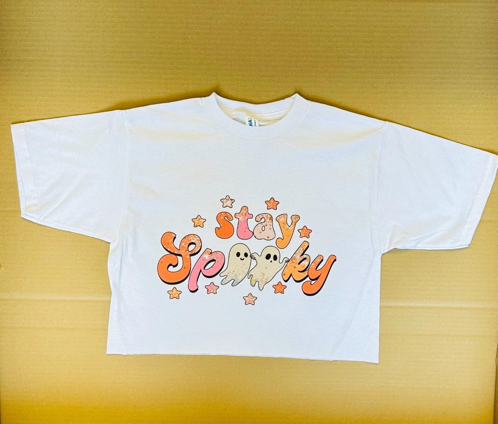 Stay Spooky Halloween Cropped top shirt S