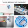 LED Electronic Digital Temperature Humidity Thermometer Meter Plastic Bathroom Hygrometer Weather Station Alarm Clock Gauge