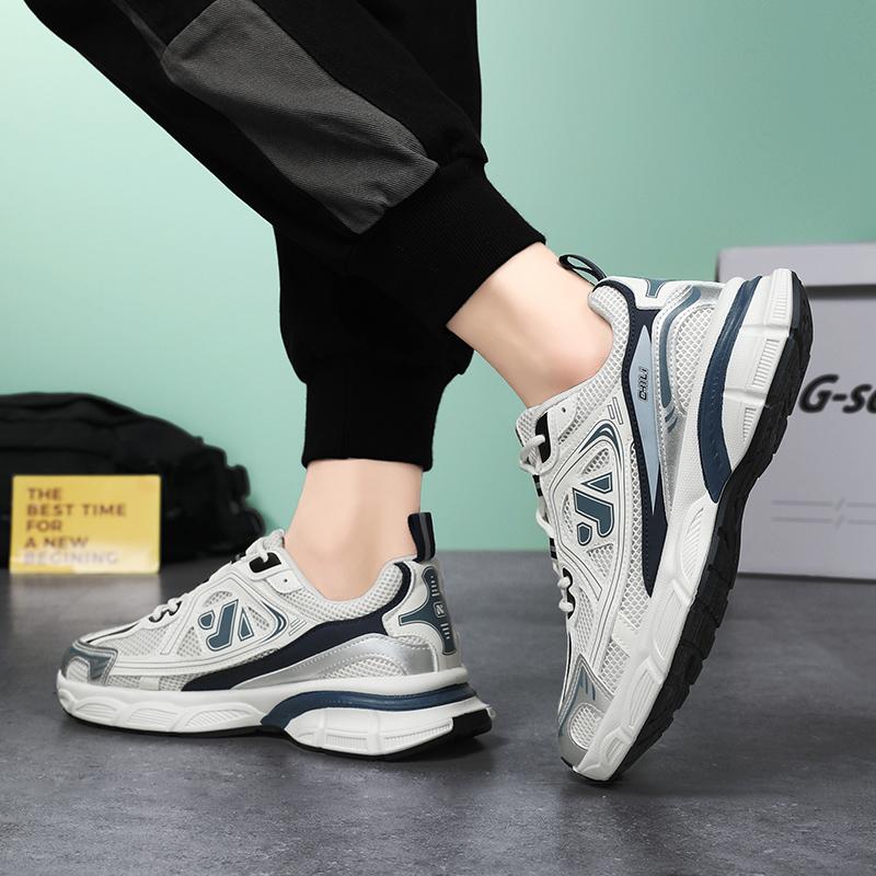 Fashion Men Casual Shoes Mesh Mens Running Sneakers Breathable Non-Slip Sports Shoes Comfortable Tennis Shoes Soft Walking Shoes