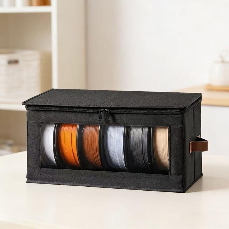 3D Printing Filament Storage Box Dustproof Moisture Proof Holder For 6 Rolls Long Filament Home Office Organizer Container Case