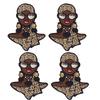 10PCS Fashion Black Girl Embroidered Patch Iron On Patches For Clothing Black Girl Magic Patches For Clothes Jackets Sewing DIY
