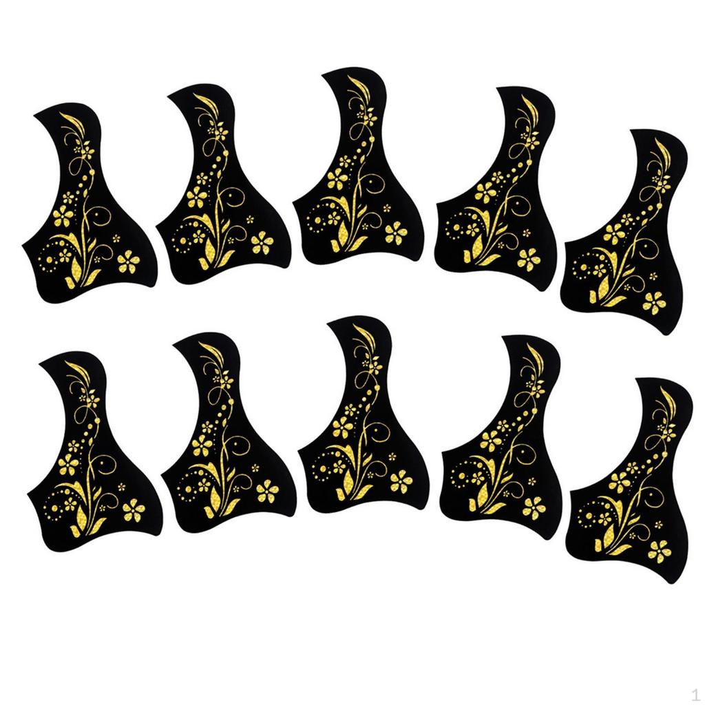 10 Pieces Guitar Pickguard Easy Installation Preserving Pick Guard for Guitarists,