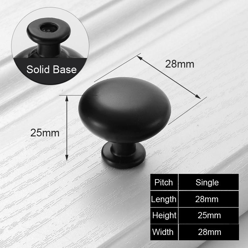 PQB Black Handles for Furniture Cabinet Knobs and Handles Kitchen Handles Drawer Knobs Cabinet Pulls Cupboard Handles Knobs