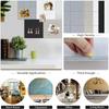 1/2/4PCS Nine Grid Felt Message Board Wall Mounted Bulletin Board for Office Decoration Notepad Holder Home Photo Display Use