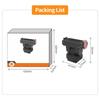Quick Detach Magnetic Mount for Action 6/5Pro/4/3 Cameras Cold Shoe 1/4 Tripod Screw Hole Full 180Degree Tilt Adjustment