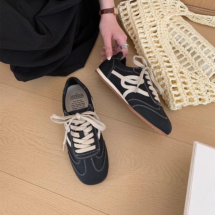 Retro Little White Shoes Women's 2025 New Summer Versatile Soft-soled Agande Training Shoes Non-slip Casual Sports Shoes