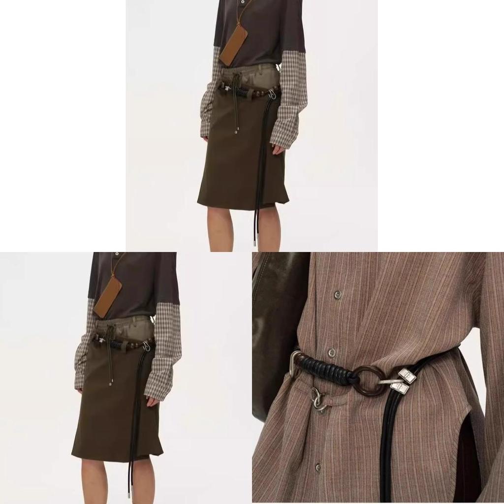 Vintage Design Pu Leather Waist Belt With Beaded Handmade Detail For Daily Wear