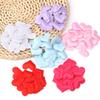 100Pcs Sponge Satin Heart Petals Colorful Artificial Fabric Petals For DIY Craft Sewing Supplies Wedding Valentine Decoration