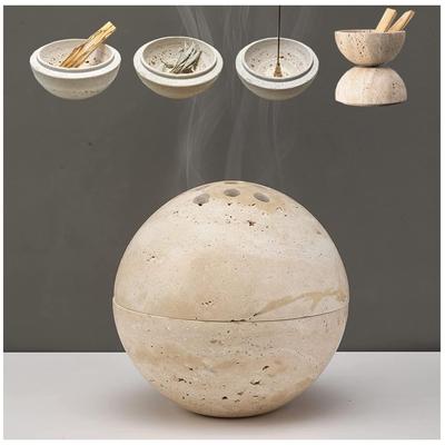 NGE Palo Santo Incense Natural White For With Ash Does Not Heat Compatible with and Incense Incense Holder Palo Santo Easy To For Buddhist Interior