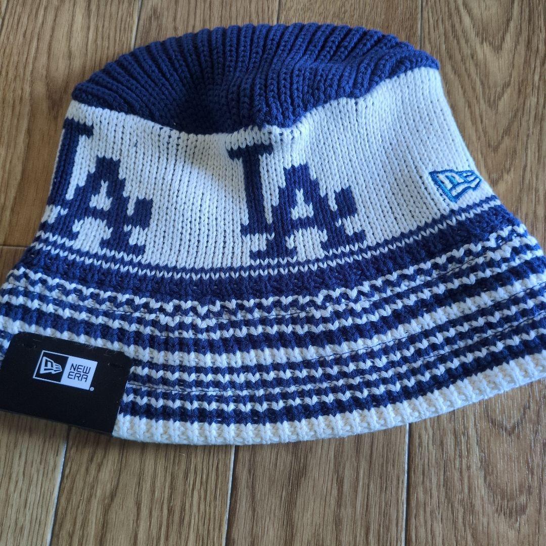 Used NEW ERA LA Knit Bucket Hat S/M New Era Crusher