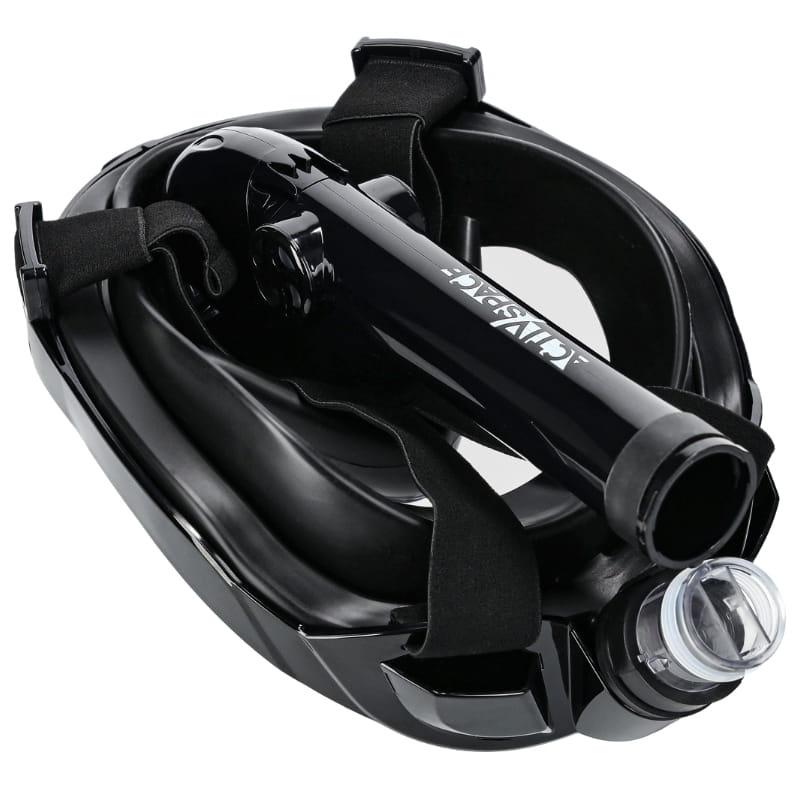 Full Face Diving Mask Does Not Fog - L/Xl Black M04