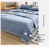 Lightweight Summer Quilt - Washable Cotton, Ideal for Air Conditioned Rooms, Dorms, and Kids