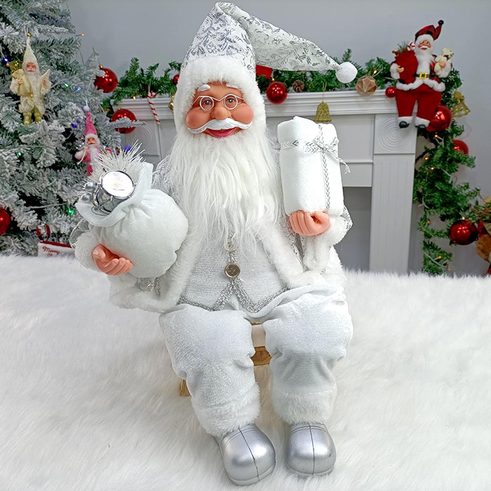 50cm Sedící Santa Clausové Dekorace Módní Živé Vánoční Ruční Výrobky Do Kanceláře