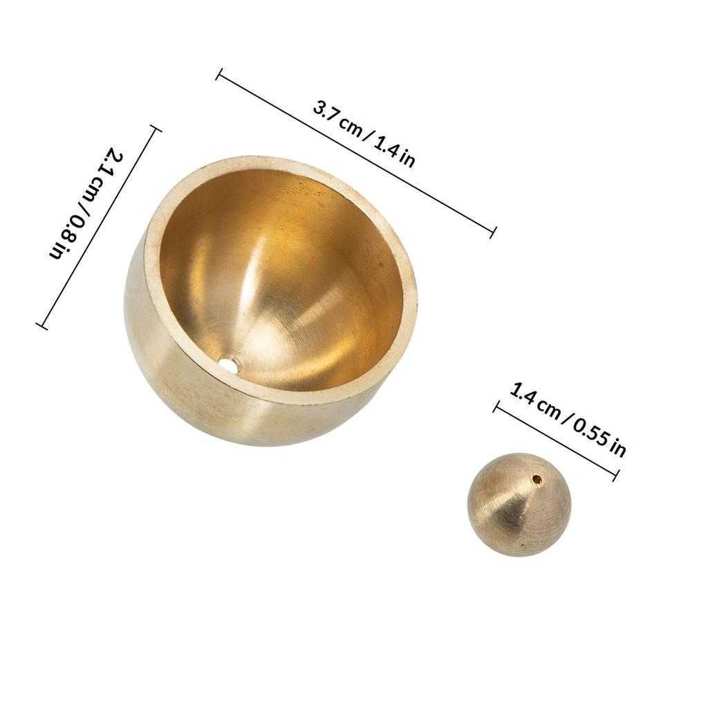 Copper Doorbell Accessory Japanese Style Bell Replacement for Wind Chimes Refrigerator Bell Fittings and Home Use