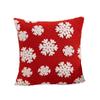 1pc Plush Christmas Tree & Snowflake Design Throw Pillow Cover, Suitable For Living Room, Bedroom, 4 Seasons Decor