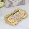 Embossed Design Retro Serving Platter Gold/Silver Jewelry Decoration Plate  Dining Table Decor