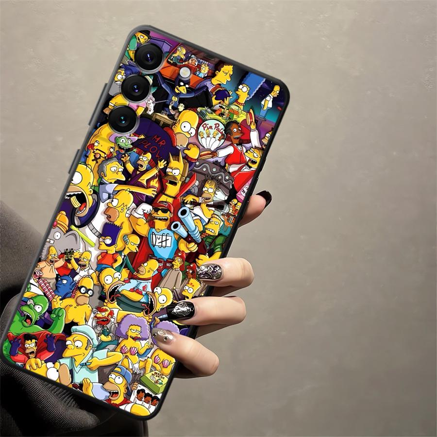 Fun S-simpsons Case for Samsung Galaxy A12 A15 A05 A70 A06 A04 A16 A40 A17 A13 A20 A50 Funda Phone Cover