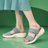 New Spring And Summer Thick Sole Lightweight Non-Slip Comfortable Casual Breathable Elastic Elastic Strap Sports Sandals Simple