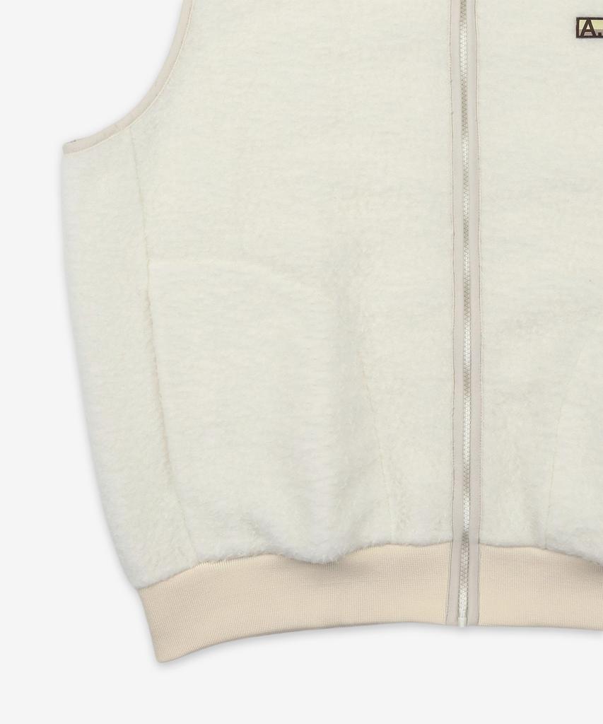 A.P.C. Sequoia Fleece Vest - White / Psakam02983Aac