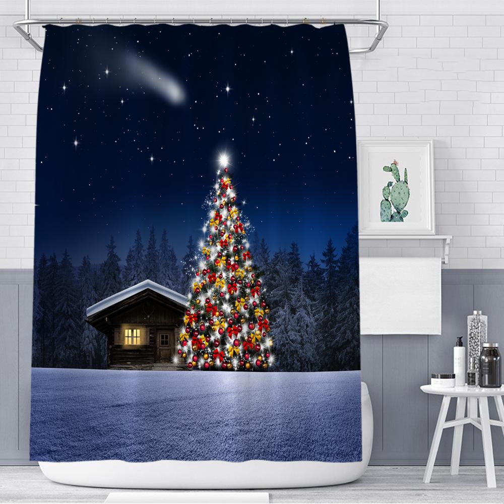 

JINRUN утолщенная водонепроницаемая занавеска для ванной комнаты, устойчивая к плесени, занавеска для душа, занавеска для душевой перегородки, занавеска для душа, занавеска для ванной комнаты, бесплатная перфорация 90*180CM