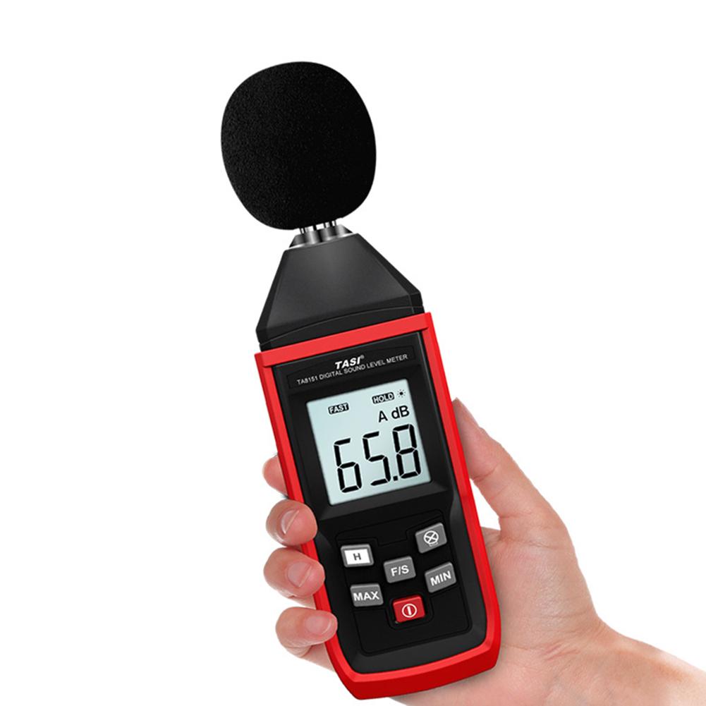 TA8151 Noise Tester Decibel Digital Audio Sound Level Meter Monitor W/ Backlight