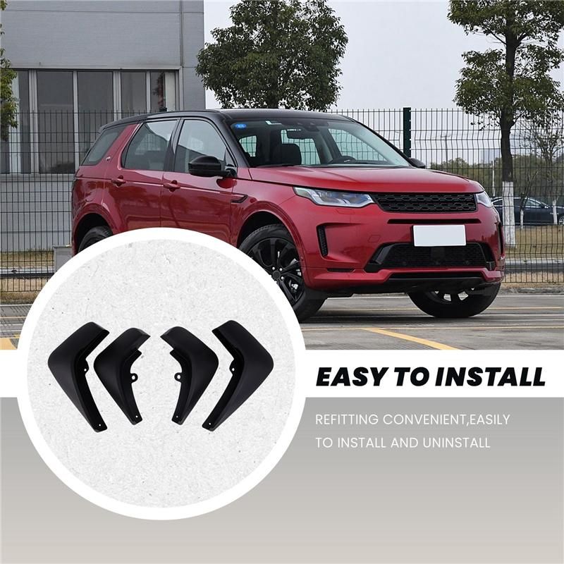 A03E-Auto Mud Flaps For Land Rover Discovery Sport L550 2015- Mudguards Splash Guards Fender Flare Rear Car Accessories