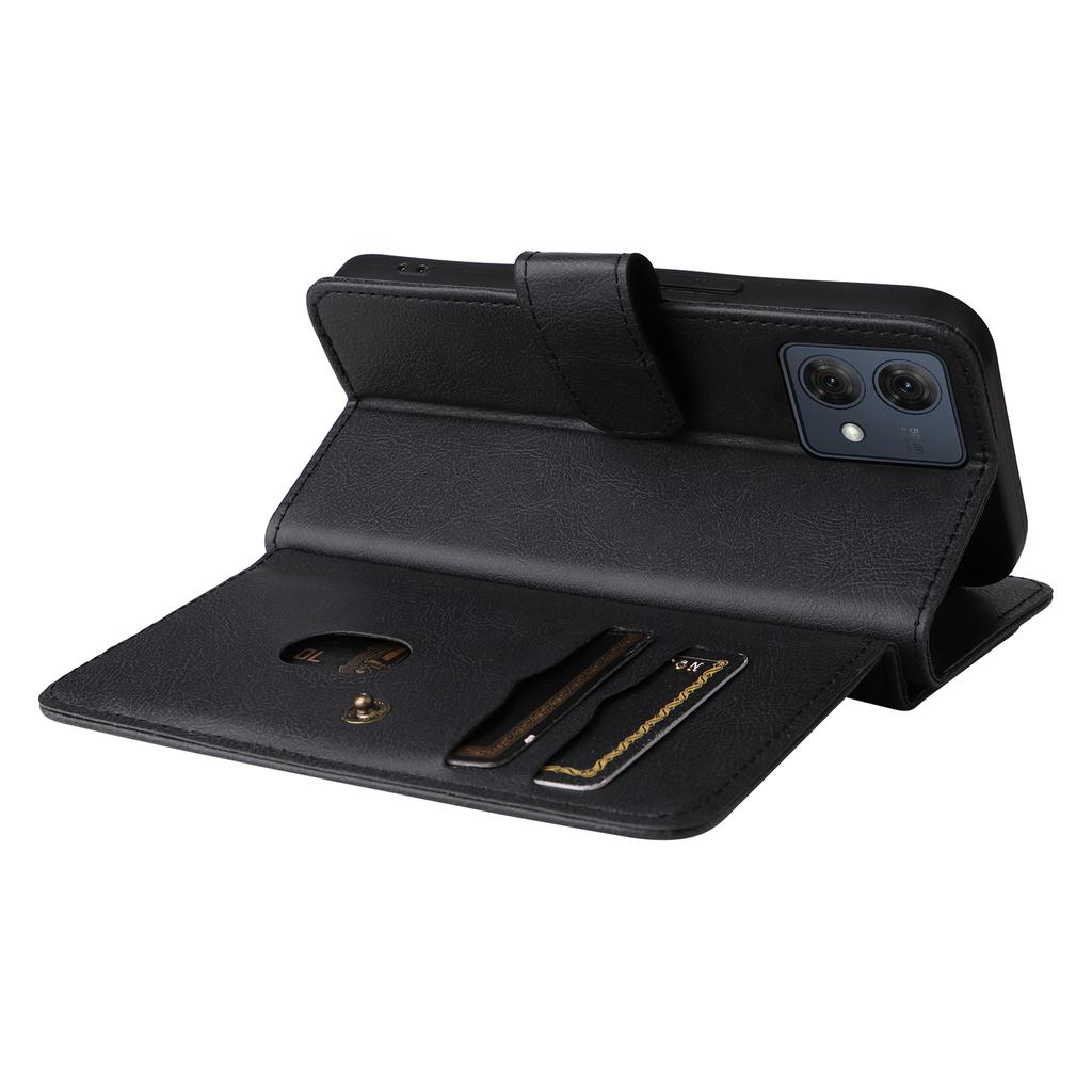 For Motorola Moto G84 5G Leather Case with 10 Card Holder Phone Cover Stand