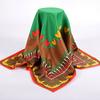 High Quality Silk Scarf Printed  New Arrival  Women Accessories 90*90cm Square Scarves Wraps Golden-plating Design Scarfs