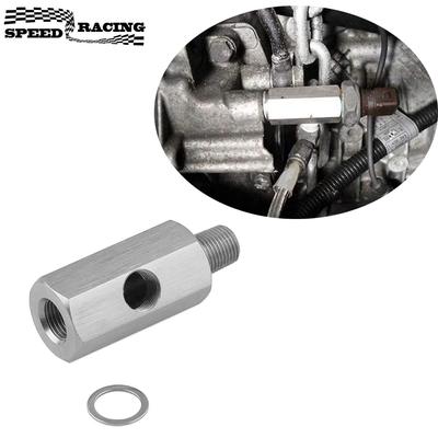 Connettore Giunto per Sensore Pressione Olio in Acciaio Inossidabile 1/8'' BSPT & 1/8'' NPT & M10 all'Adattatore a T NPT Adattatore per Accessori Turbo