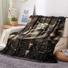 1PC Beautiful okapi  Print FlAannel Blanket, High quality Comfortable for All Seasons, Home Decor, Warmth and Comfort