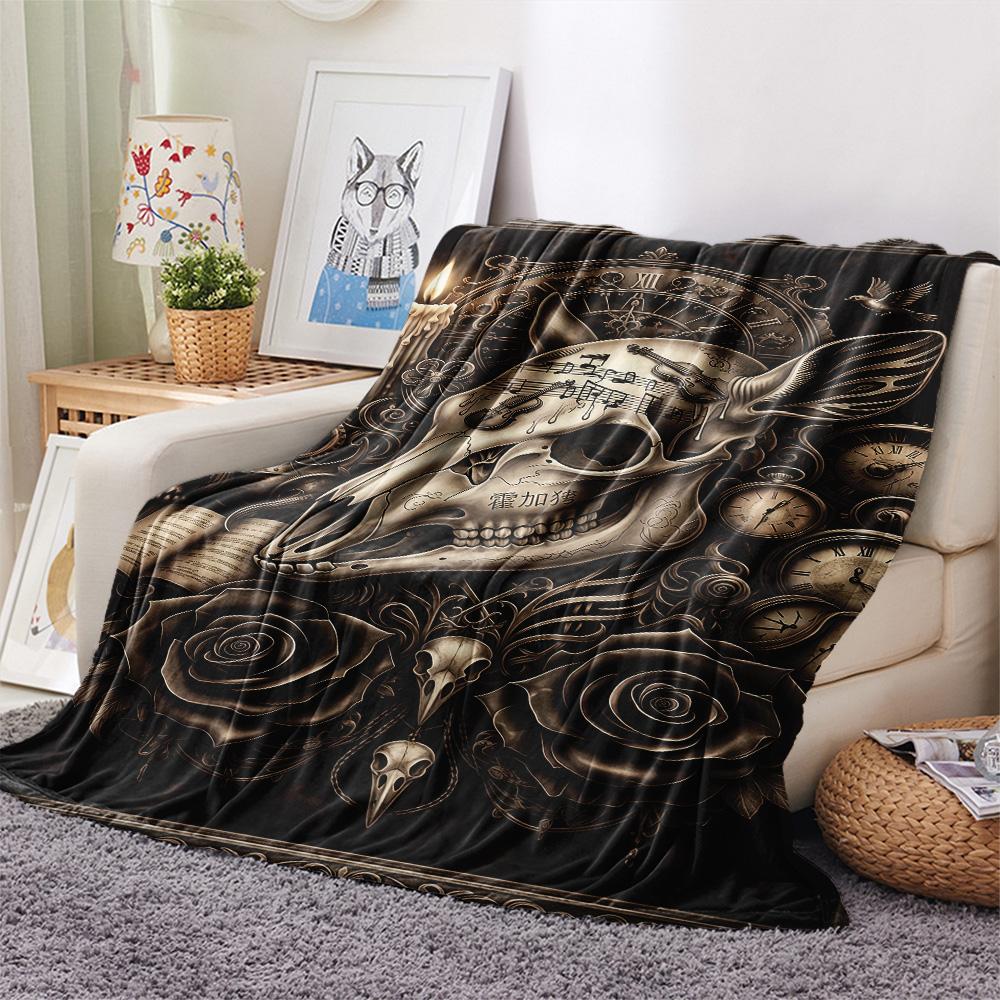 1PC Beautiful okapi  Print FlAannel Blanket, High quality Comfortable for All Seasons, Home Decor, Warmth and Comfort